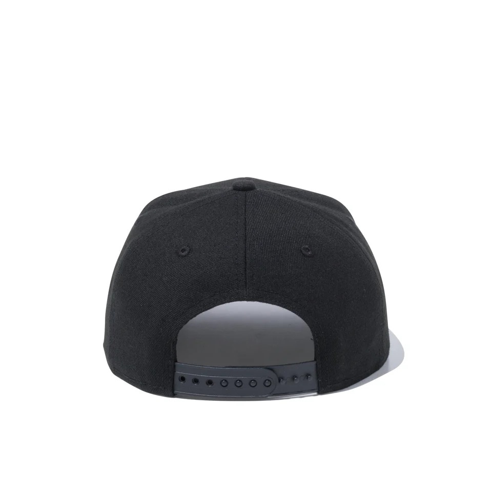 ニューエラ（NEW ERA）（キッズ）キャップ Youth 9FIFTY フラッグロゴ ブラック×ホワイト 14524536
