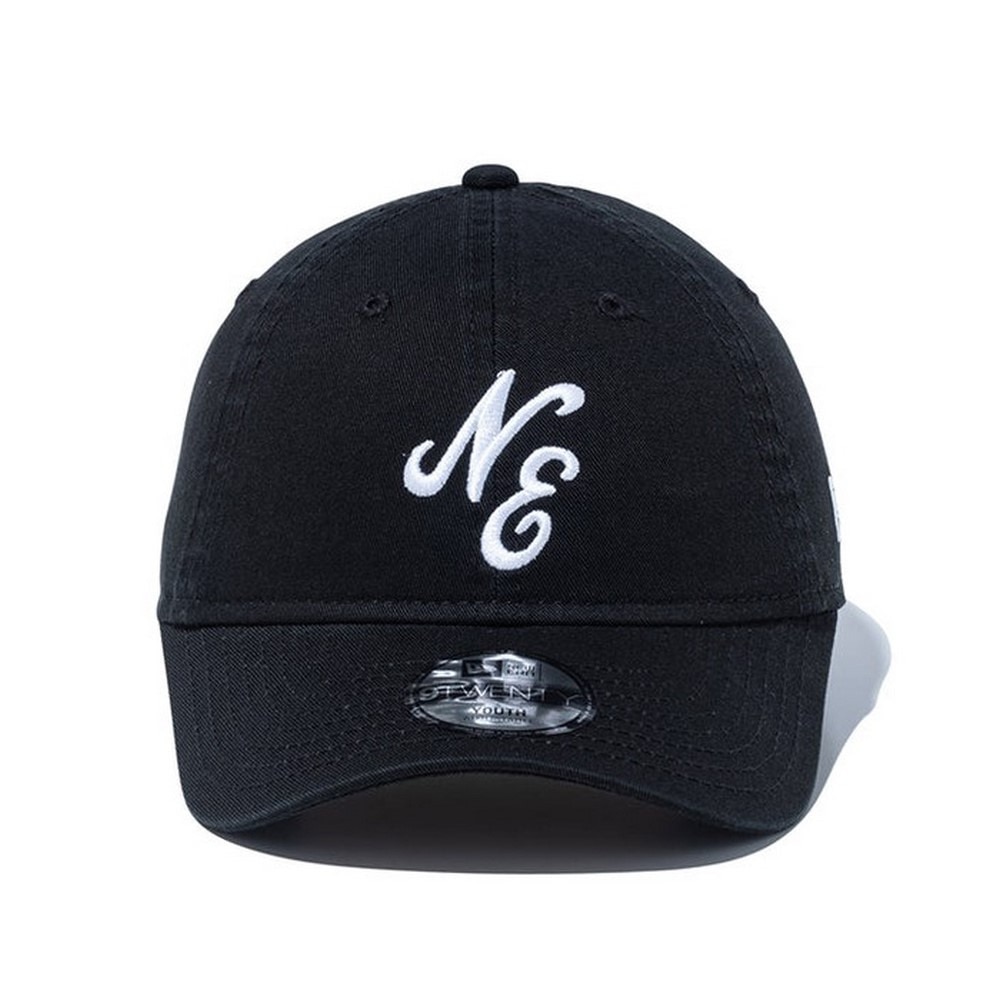 ニューエラ（NEW ERA）（キッズ）帽子 ジュニア キャップ 920 クラシックロゴ WASH NLO 52-55cm 黒 14524549 スポーツキャップ 子供用 ジュニア用