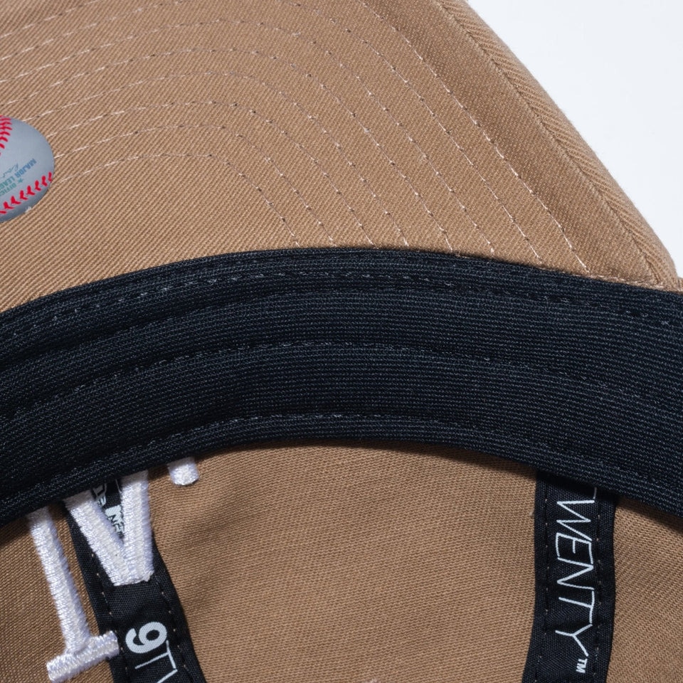 ニューエラ（NEW ERA）（キッズ）キャップ Youth 9TWENTY ロサンゼルス ドジャース カーキ×ホワイト 14524552
