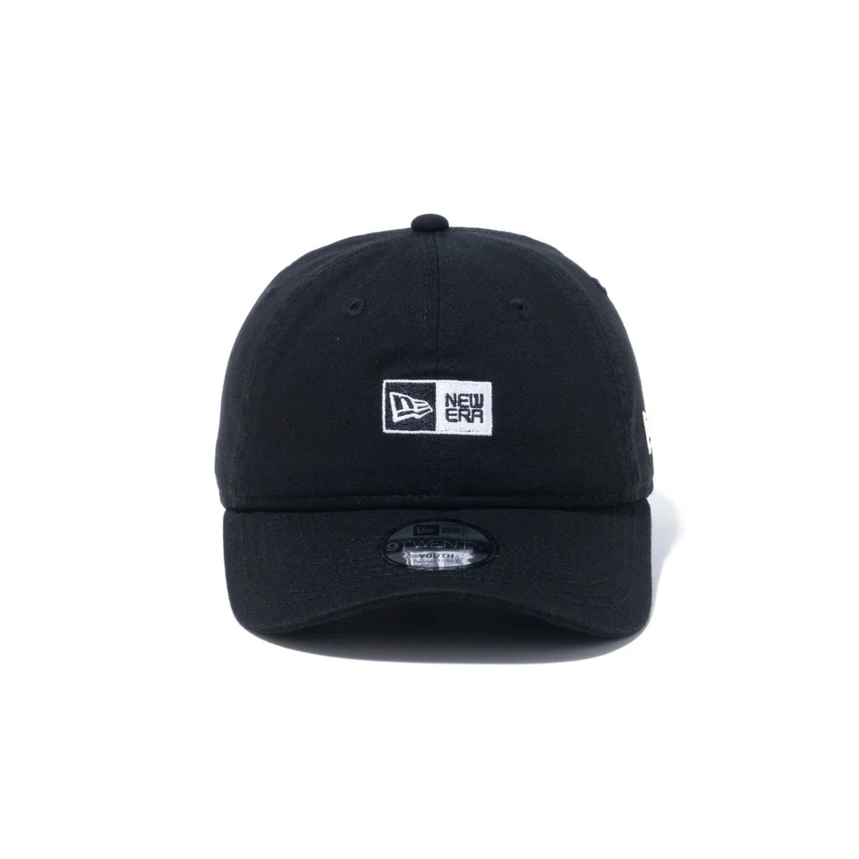 ニューエラ（NEW ERA）（キッズ）キャップ Youth 9TWENTY ボックスロゴ ブラック×ホワイト 14524556