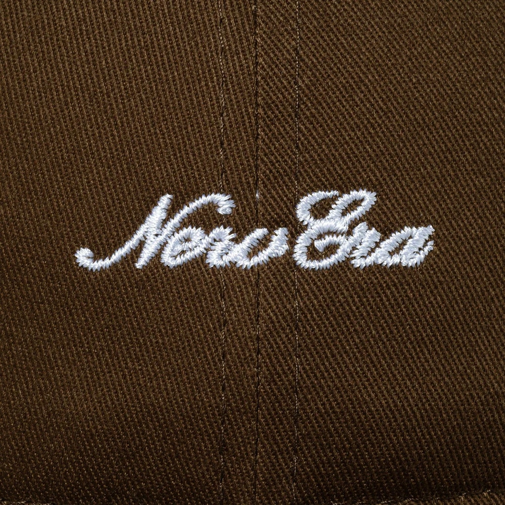 ニューエラ（NEW ERA）（キッズ）帽子 ジュニア キャップ 920 スクリプトロゴ 茶色 14524559 サイズ調整可 ファッション カジュアル ウォッシュ加工 手洗い可