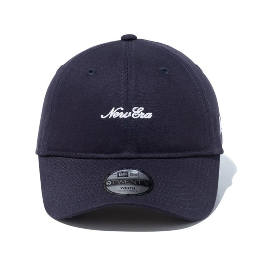 ニューエラ（NEW ERA）（キッズ）キャップ ジュニア 9TWENTY スクリプトロゴ 紺 14524560 日焼け対策 日差し対策 スポーツキャップ シンプル