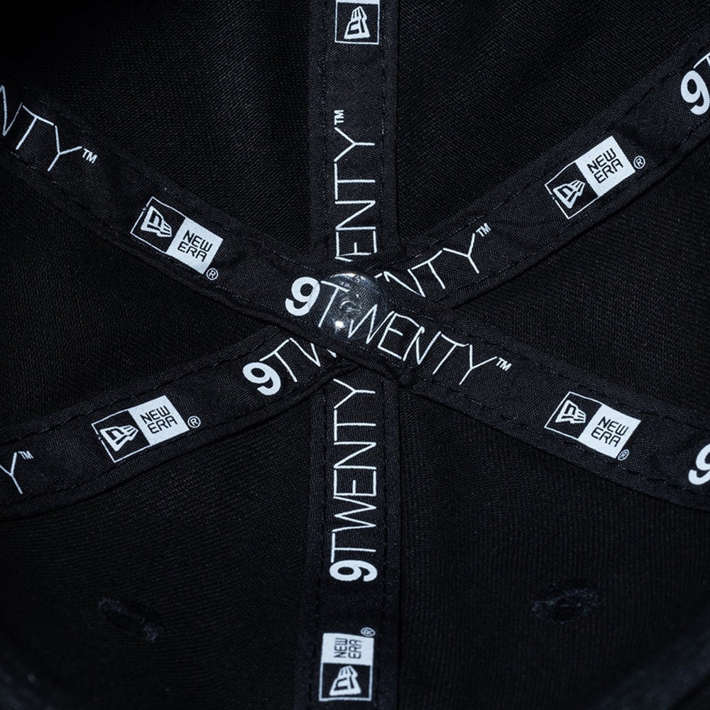 ニューエラ（NEW ERA）（キッズ）キャップ ジュニア 9TWENTY スクリプトロゴ 黒 514524563 日焼け対策 日差し対策 スポーツキャップ シンプル