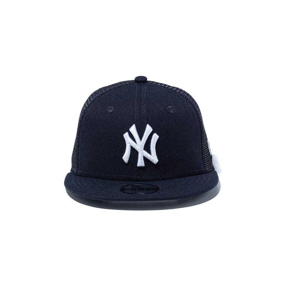 ニューエラ（NEW ERA）（キッズ）帽子 チャイルド 9FIFTY トラッカー ニューヨーク・ヤンキースキャップ 紺 50.1-53.9cm 14524738 2歳ー6歳 子供 メッシュ