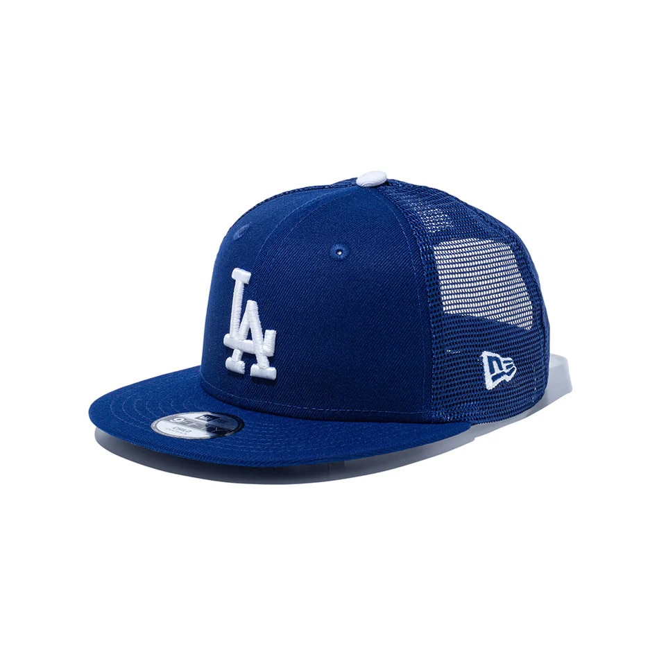 ニューエラ（NEW ERA）（キッズ）帽子 チャイルド 9FIFTY トラッカー ロサンゼルス・ドジャースキャップ 青 50.1-53.9cm 14524739 2歳ー6歳 子供 メッシュ