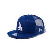 (キッズ)帽子 チャイルド 9FIFTY トラッカー ロサンゼルス・ドジャースキャップ 青 50.1-53.9cm 14524739 2歳ー6歳 子供 メッシュ