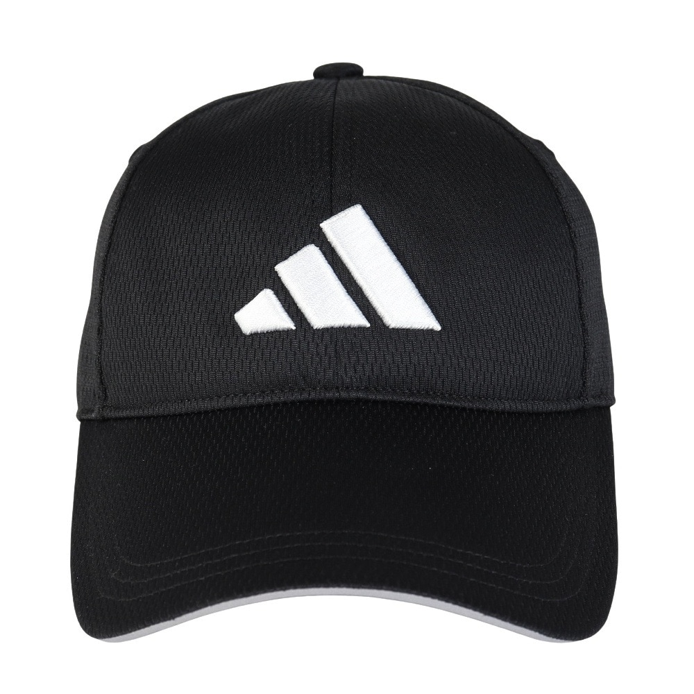 アディダス（adidas）（キッズ）帽子 ジュニア メッシュキャップ 黒 51-57cm KCE25-JL5168 スポーツキャップ メッシュ 子供 暑さ対策 日差し対策