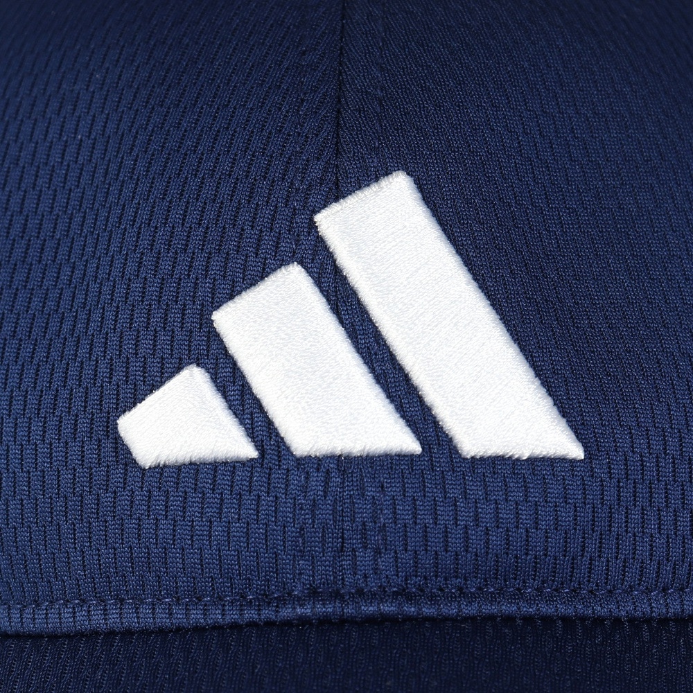 アディダス（adidas）（キッズ）帽子 ジュニア メッシュキャップ 紺 51-57cm KCE25-JL5169 スポーツキャップ メッシュ 子供 暑さ対策 日差し対策