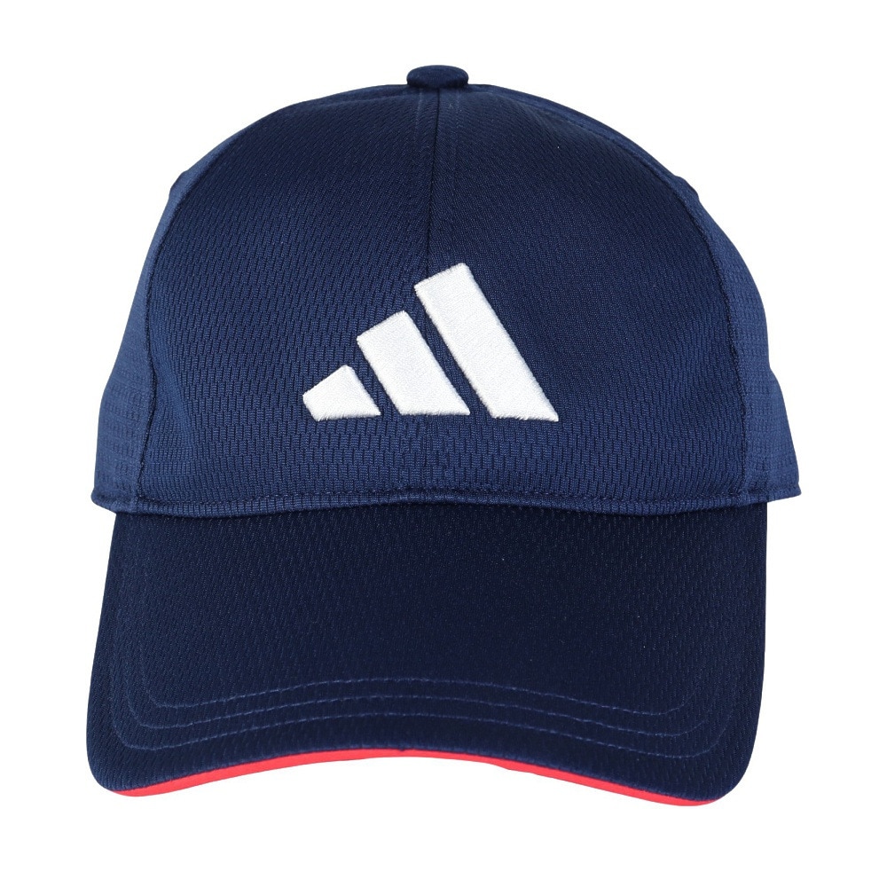 アディダス（adidas）（キッズ）帽子 ジュニア メッシュキャップ 紺 51-57cm KCE25-JL5169 スポーツキャップ メッシュ 子供 暑さ対策 日差し対策