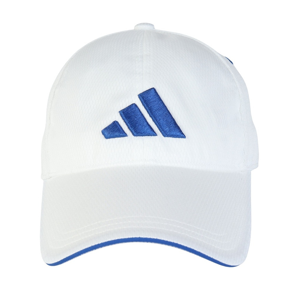 アディダス（adidas）（キッズ）帽子 ジュニア メッシュキャップ 白 51-57cm KCE25-JL5167 子供 スポーツキャップ キャップ 暑さ対策 熱中症対策 メッシュ