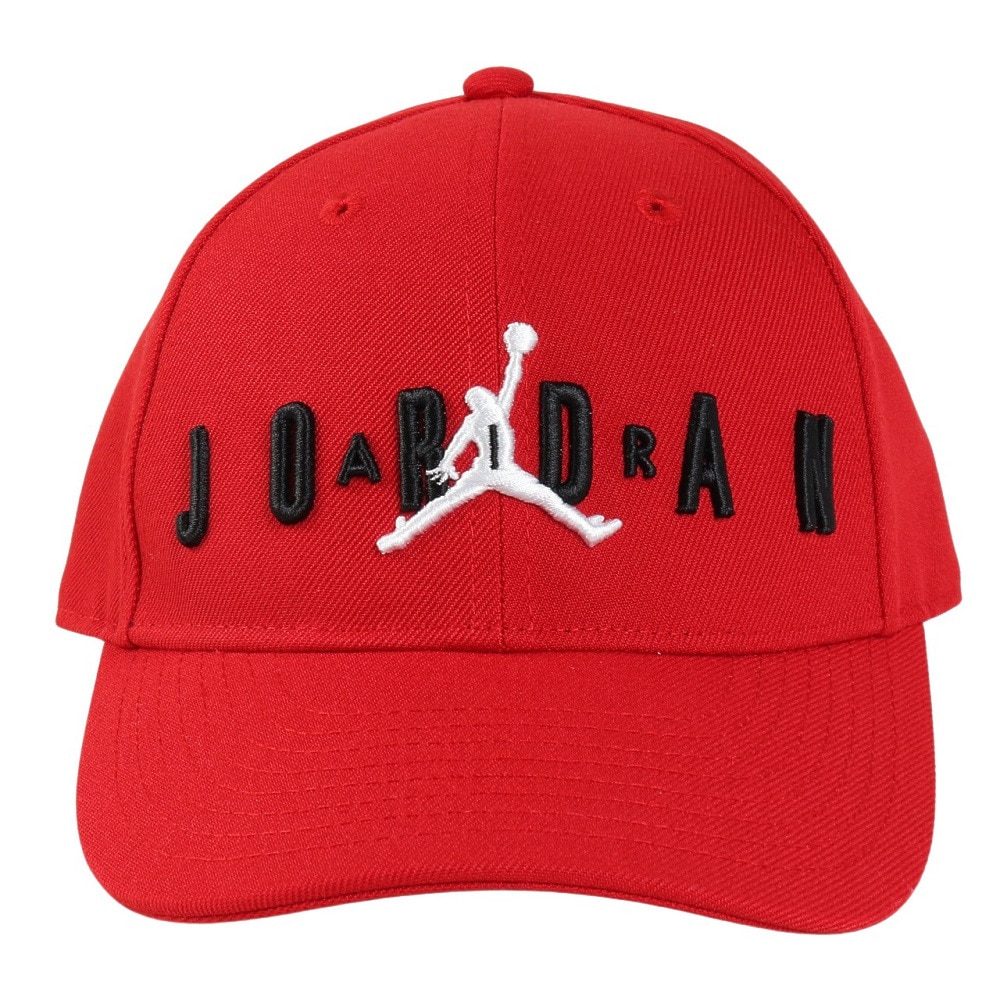 ジョーダン（JORDAN）（キッズ）帽子 ジュニア キャップ JAN HBR STRAPBACK 赤 53cm 9A0710-R78 スポーツキャップ 暑さ対策 日差し対策 サイズ調整可 子供