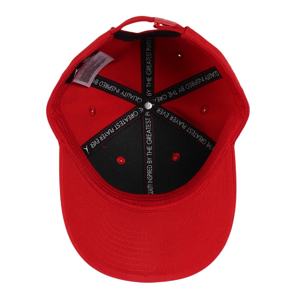 ジョーダン（JORDAN）（キッズ）帽子 ジュニア キャップ JAN HBR STRAPBACK 赤 53cm 9A0710-R78 スポーツキャップ 暑さ対策 日差し対策 サイズ調整可 子供