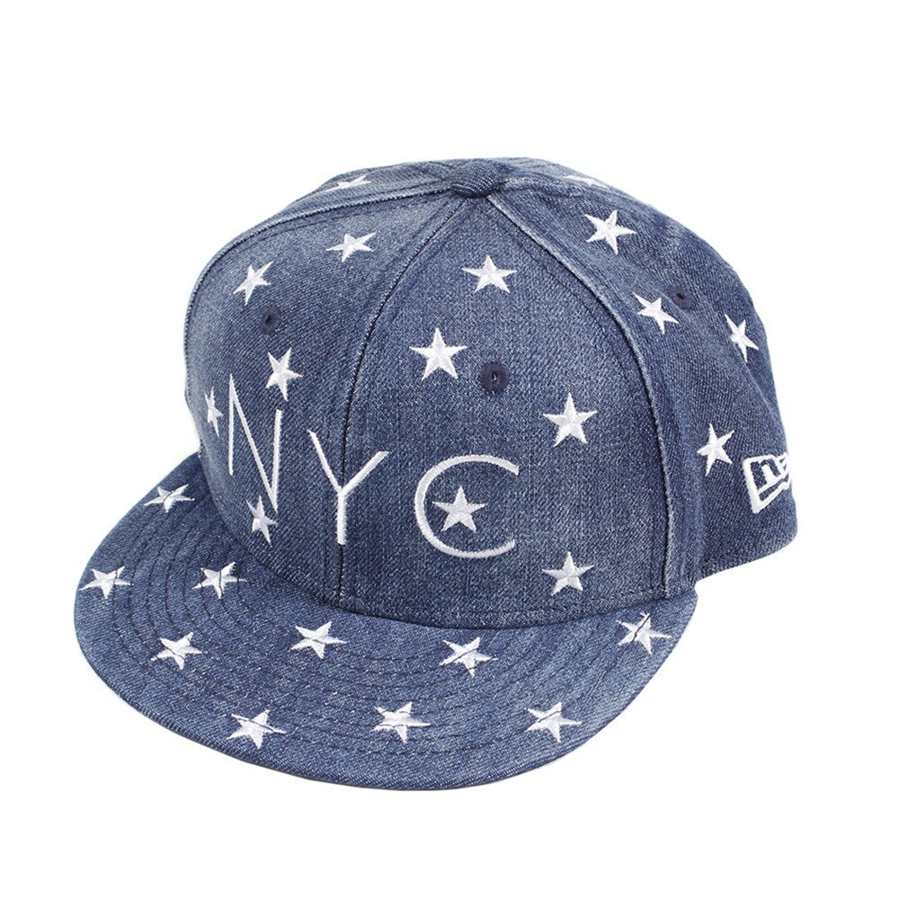  ジュニア 9FIFTY スターズ オン デニム NYC ウォッシュドデニム キャップ 11780886