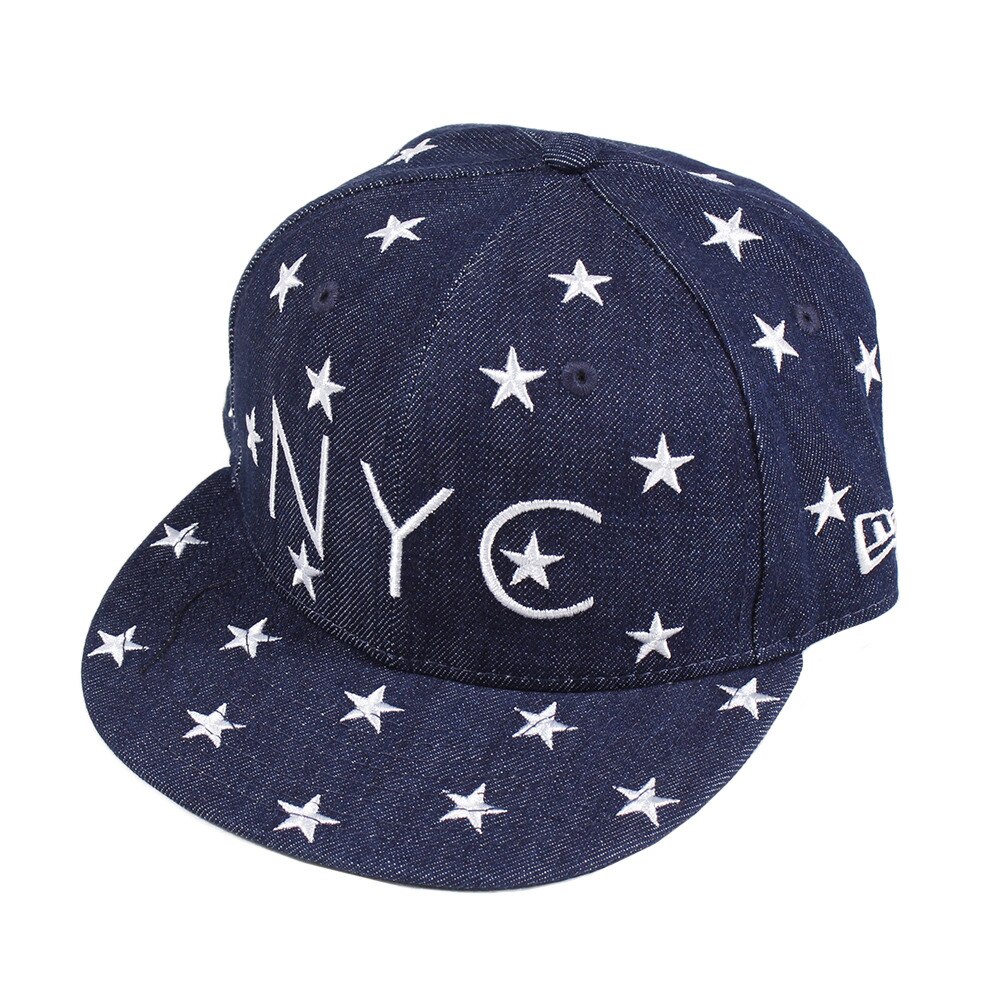  ジュニア 9FIFTY スターズ オン デニム NYC ウォッシュドデニム キャップ 11780887
