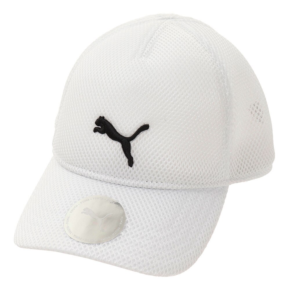 キッズ トレーニング メッシュ キャップ 021918-05 WHT