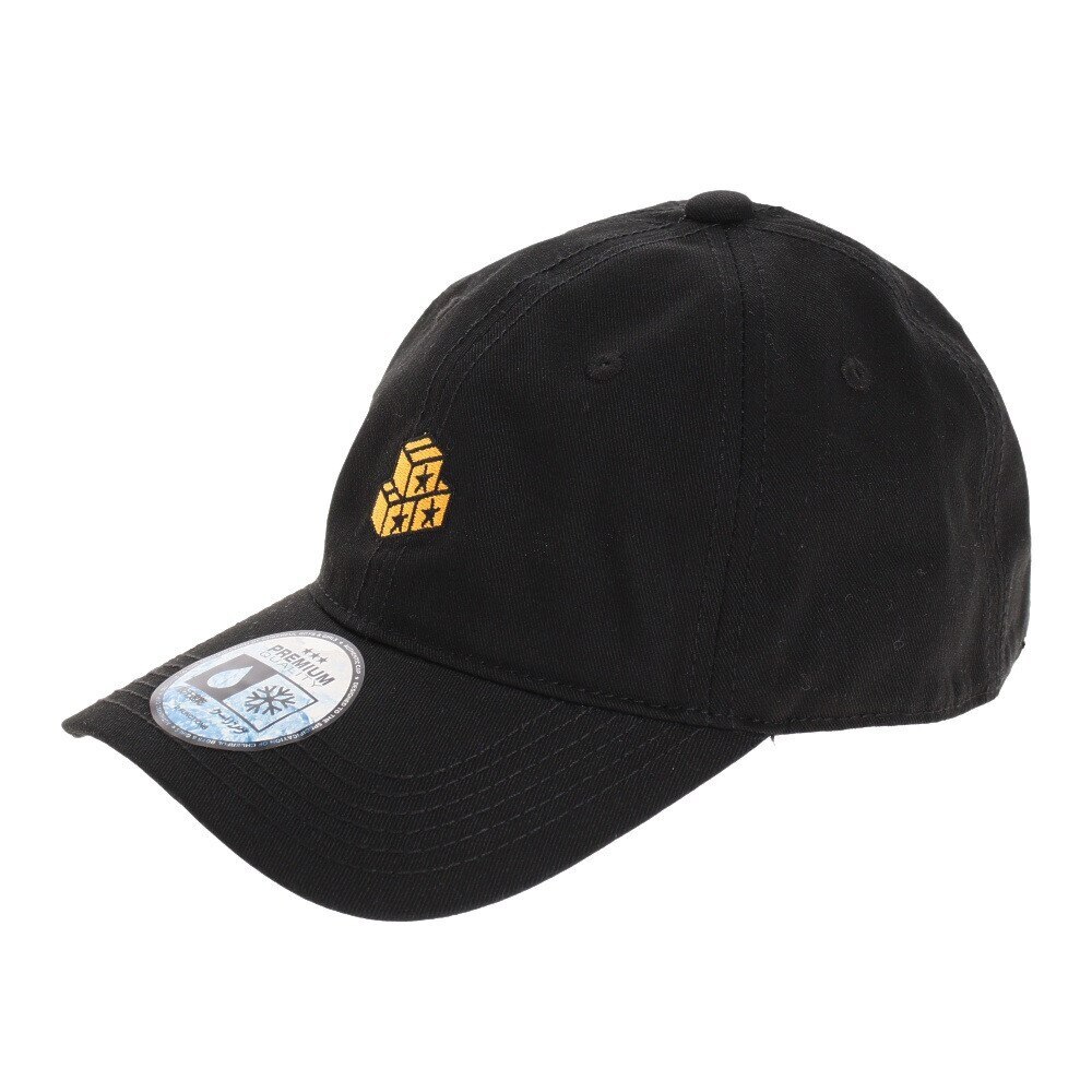 冷感 ジュニア BOX ロゴ キャップ 100-TMZ-011671 ブラック BLK 夏用 熱中症対策 帽子