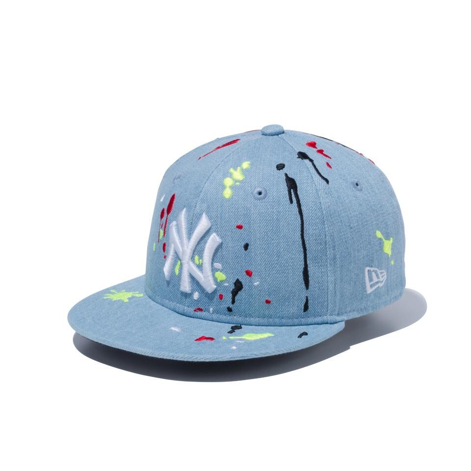  Youth 9FIFTY ニューヨーク・ヤンキース スプラッシュエンブロイダリー キャップ 12540982