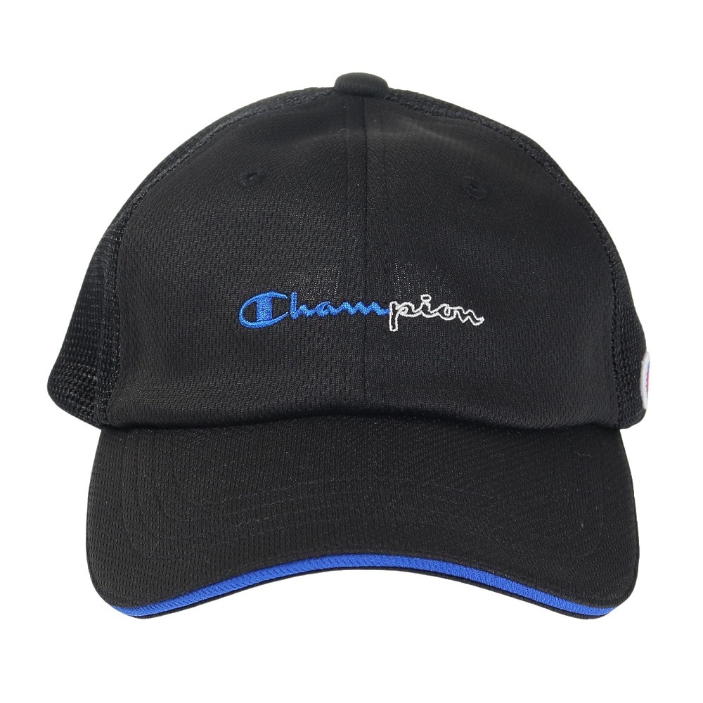 チャンピオン-ヘリテイジ（CHAMPION-HERITAGE）（キッズ）ジュニア トリコットメッシュキャップ 141-0092 BLK 帽子 吸汗速乾 消臭