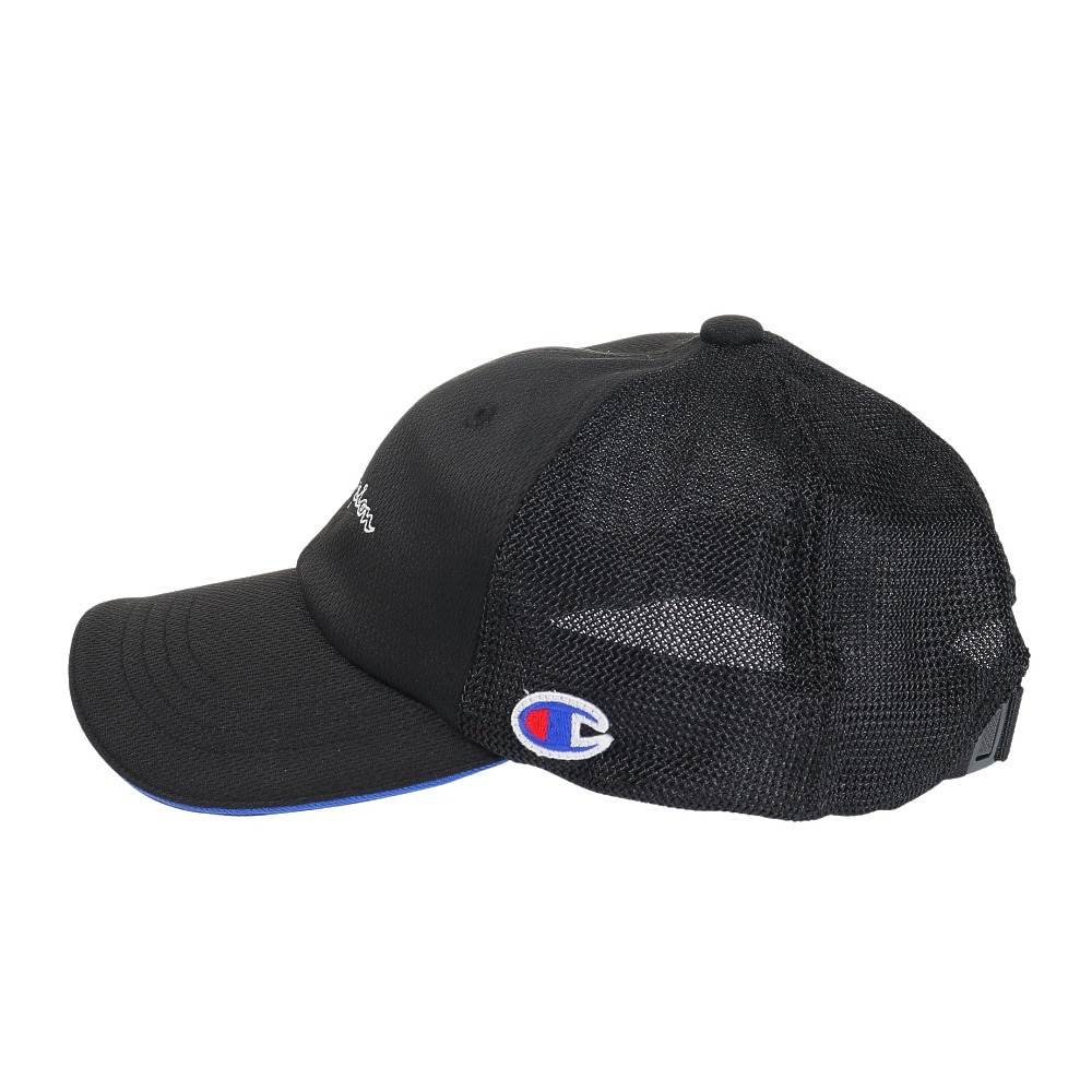 チャンピオン-ヘリテイジ（CHAMPION-HERITAGE）（キッズ）ジュニア トリコットメッシュキャップ 141-0092 BLK 帽子 吸汗速乾 消臭