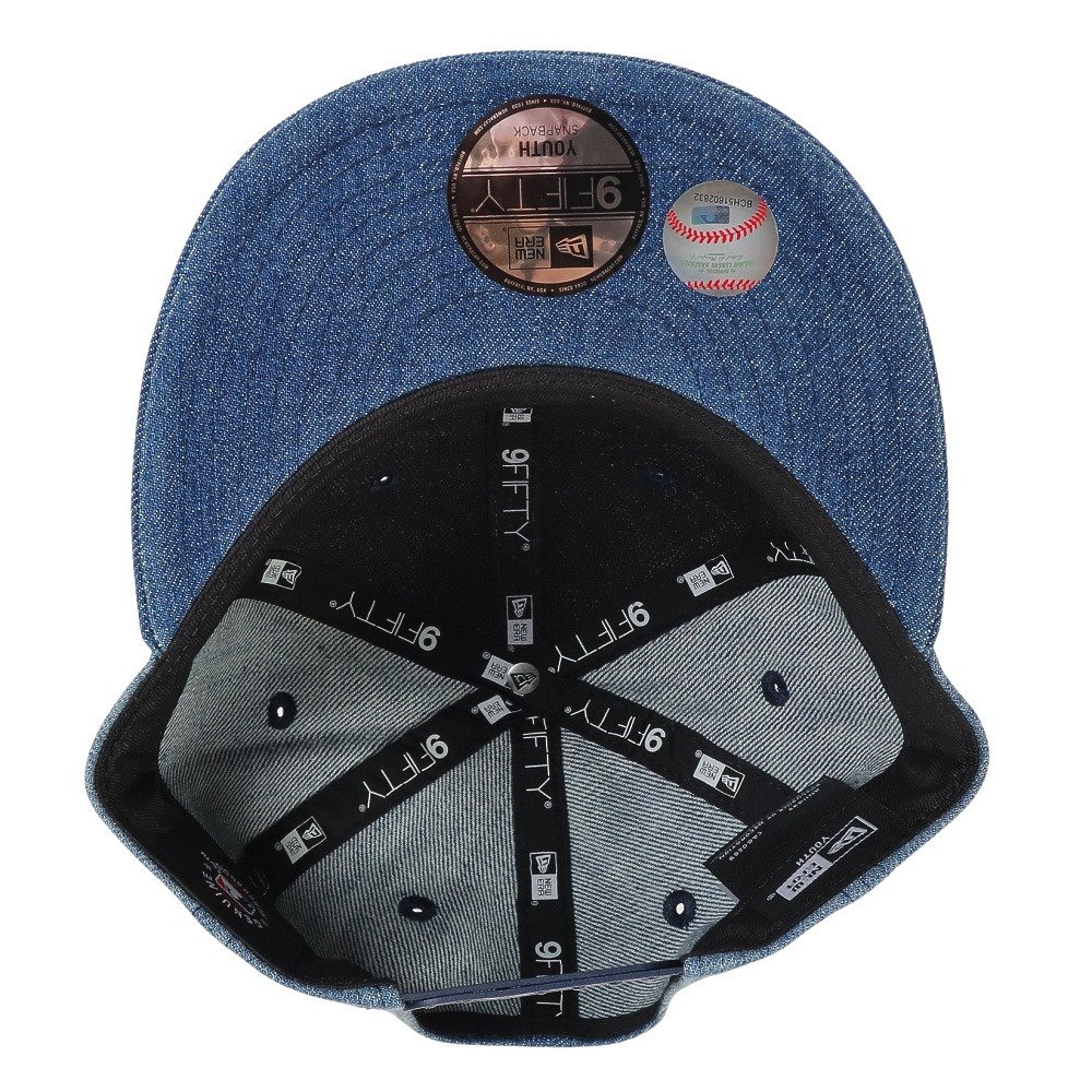 ニューエラ（NEW ERA）（キッズ）帽子 Youth 9FIFTY Denim ニューヨーク・ヤンキース 13517631