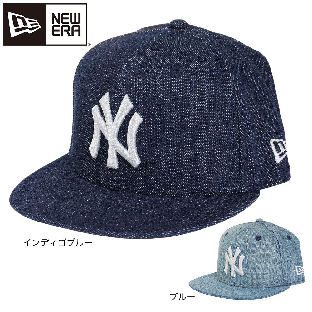 ニューエラ（NEW ERA）（キッズ）帽子 Youth 9FIFTY Denim ニューヨーク・ヤンキース 13517632