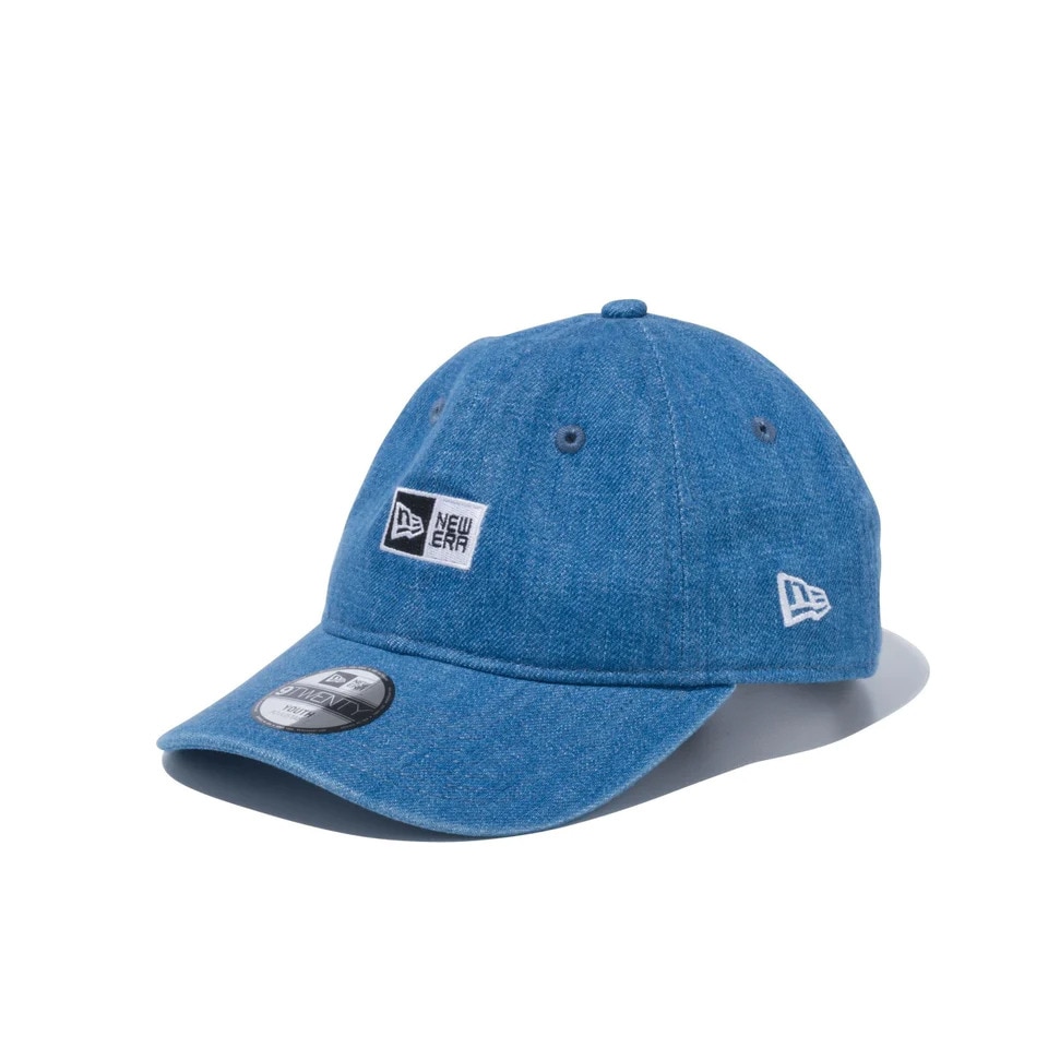 ニューエラ（NEW ERA）（キッズ）ジュニア Youth 9TWENTY ボックスロゴ ウォッシュドデニム キャップ 13684417