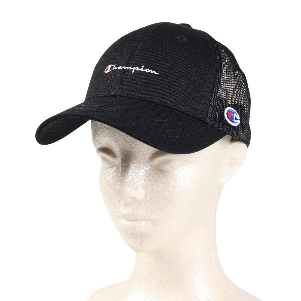 チャンピオン-ヘリテイジ（CHAMPION-HERITAGE）（キッズ）ジュニア ツイルメッシュキャップ 141-0093 BLK