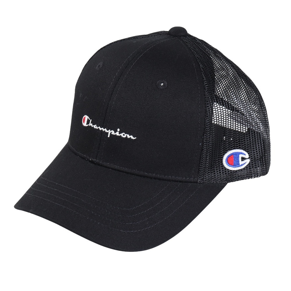チャンピオン-ヘリテイジ（CHAMPION-HERITAGE）（キッズ）ジュニア ツイルメッシュキャップ 141-0093 BLK