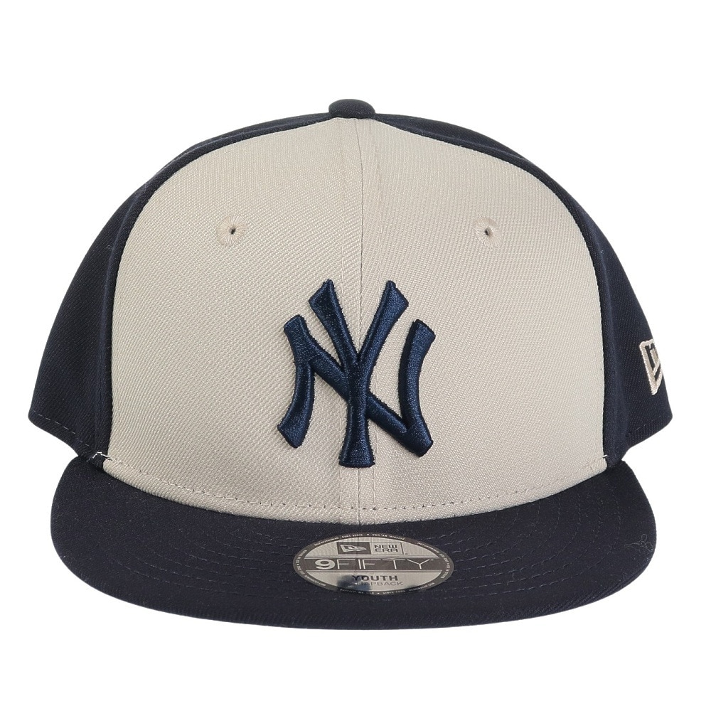 ニューエラ（NEW ERA）（キッズ）ジュニア 9FIFTY キャップ ニューヨーク・ヤンキース 2-Tone 13762763 MLB 帽子