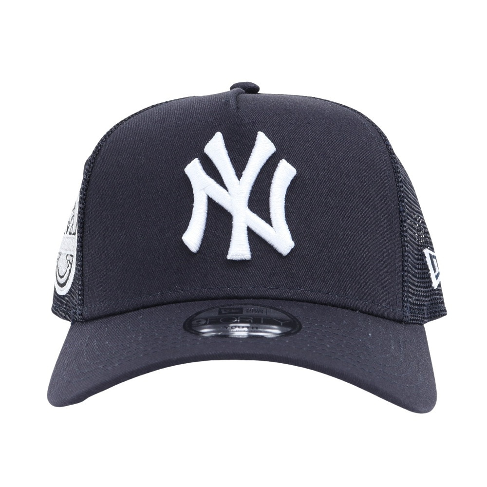 ニューエラ（NEW ERA）（キッズ）ユース 940 A-Frame トラッカー ニューヨーク・ヤンキース ネイビー キャップ 14111906