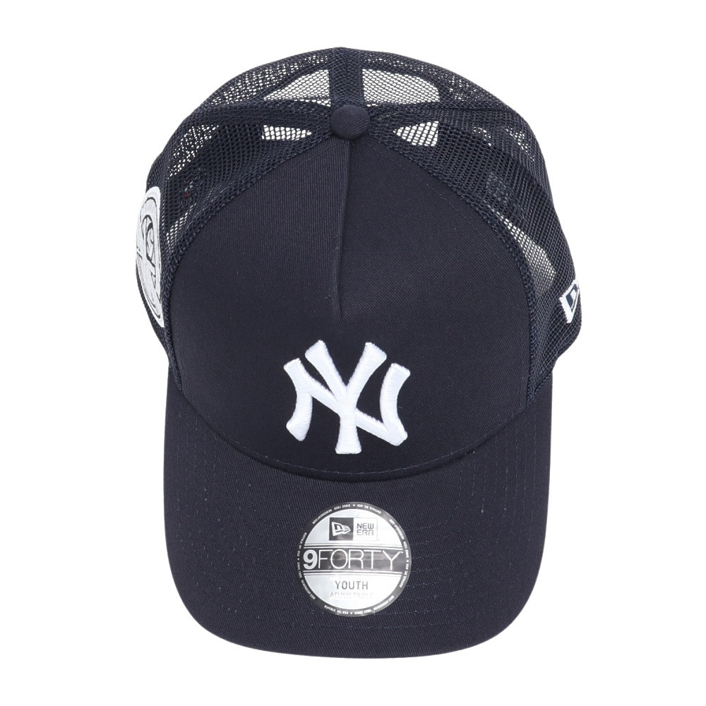 ニューエラ（NEW ERA）（キッズ）ユース 940 A-Frame トラッカー ニューヨーク・ヤンキース ネイビー キャップ 14111906