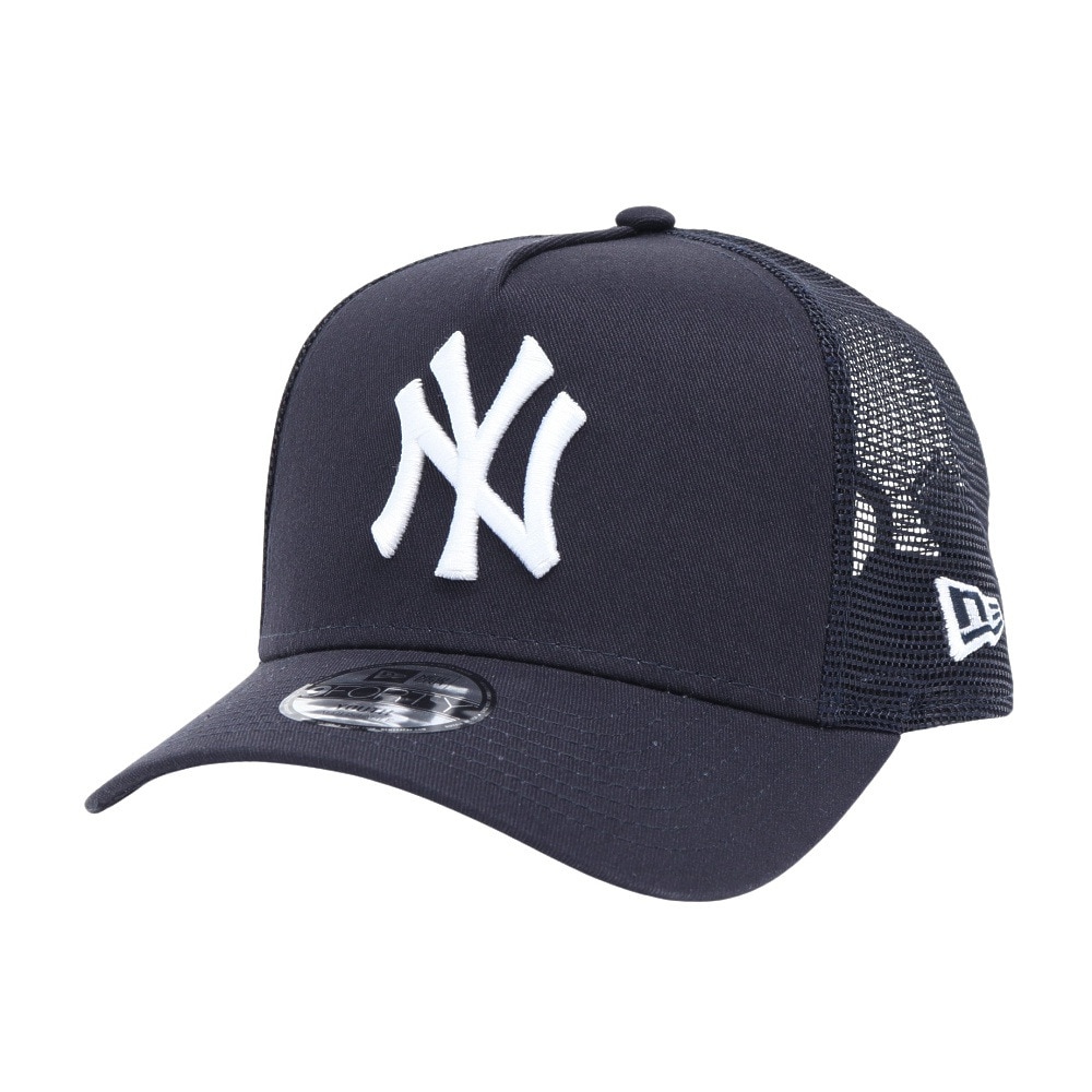 ニューエラ（NEW ERA）（キッズ）ユース 940 A-Frame トラッカー ニューヨーク・ヤンキース ネイビー キャップ 14111906
