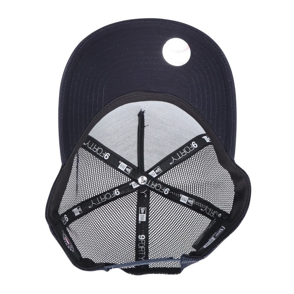 ニューエラ（NEW ERA）（キッズ）ユース 940 A-Frame トラッカー ロサンゼルス・エンゼルス ネイビー キャップ 14111916