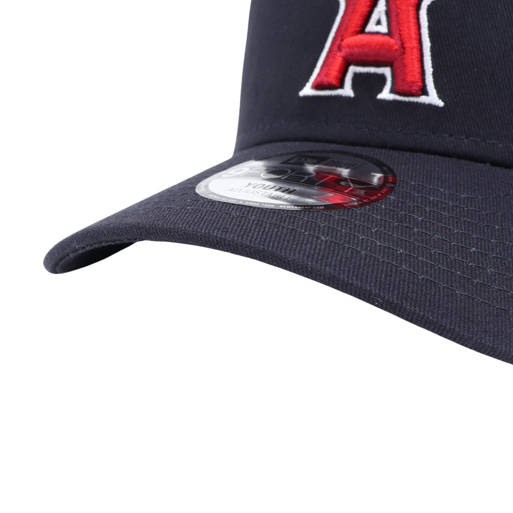 ニューエラ（NEW ERA）（キッズ）ユース 940 A-Frame トラッカー ロサンゼルス・エンゼルス ネイビー キャップ 14111916