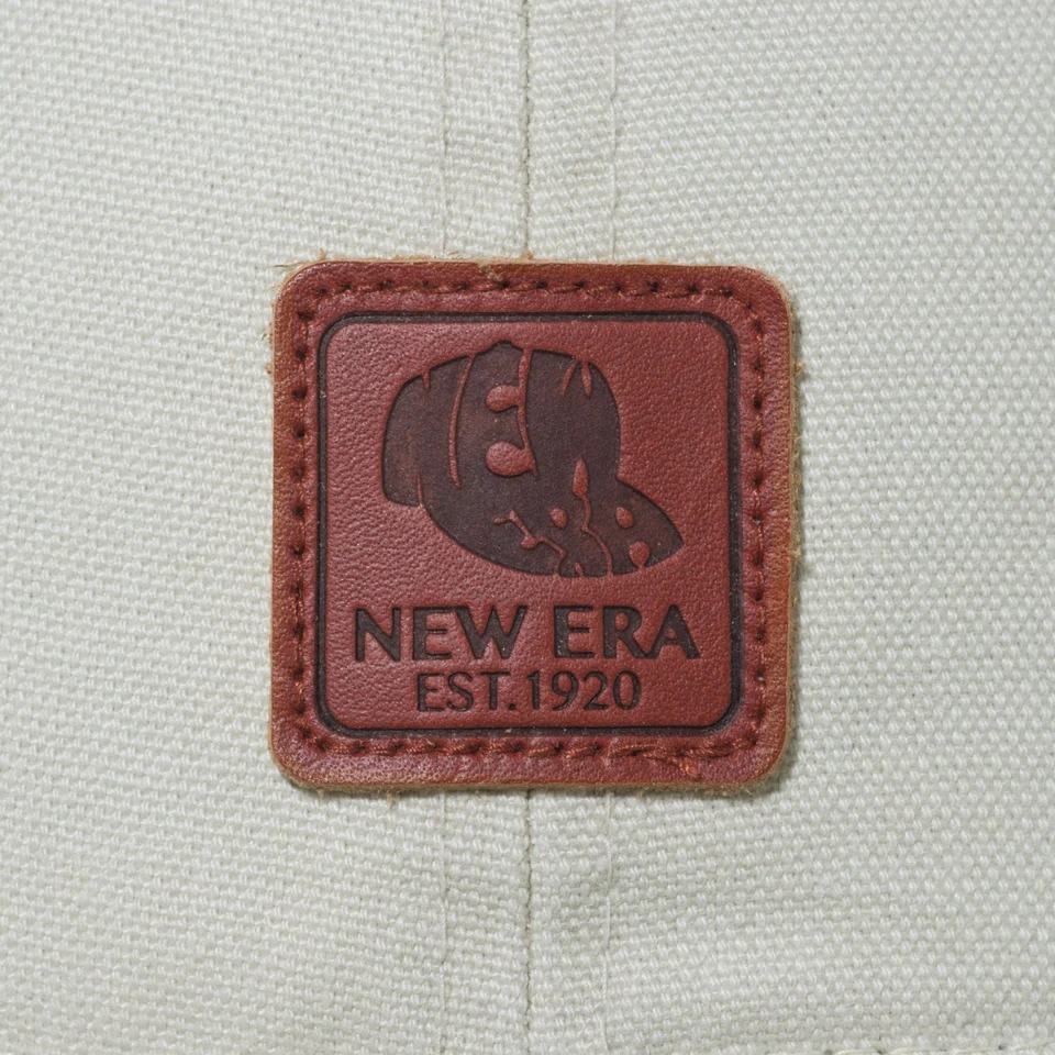 ニューエラ（NEW ERA）（キッズ）ユース 9TWENTY Leather Patch ダックキャンバス キャップ ストーン 14111928