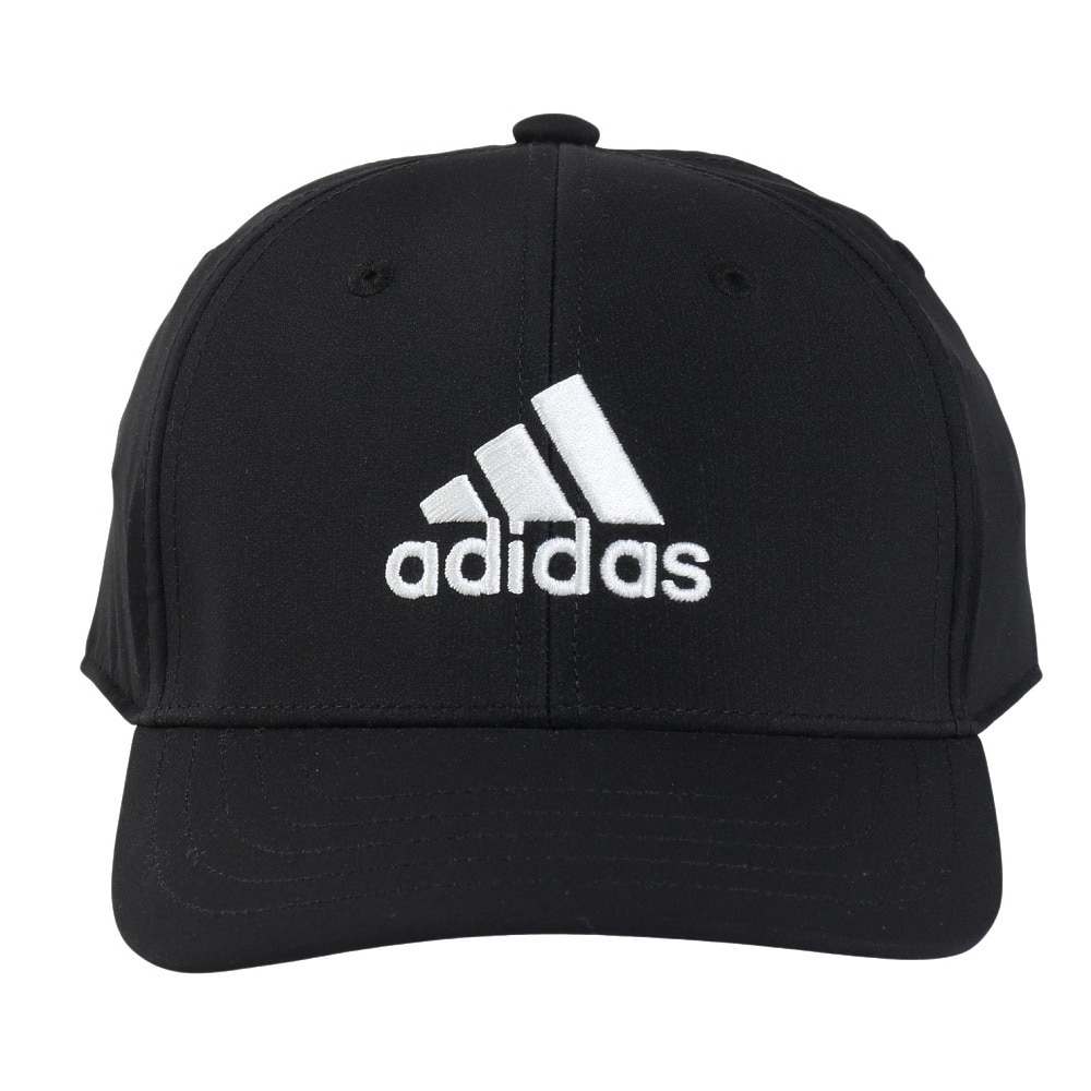 アディダス（adidas）（キッズ）帽子 ジュニア 刺しゅうロゴ 軽量 ベースボール エンボスキャップ 黒 51-54cm DKH27-IB3244 スポーツキャップ
