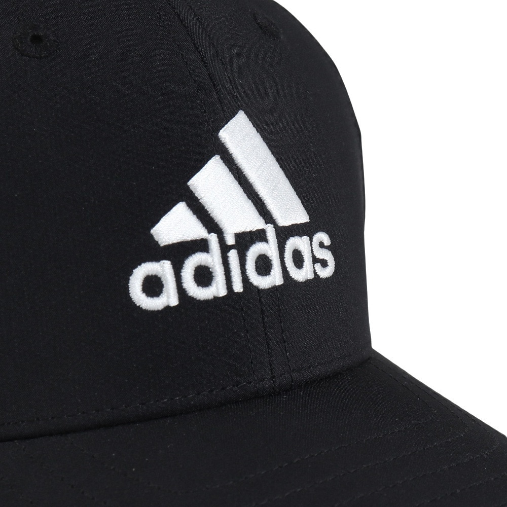 アディダス（adidas）（キッズ）帽子 ジュニア 刺しゅうロゴ 軽量 ベースボール エンボスキャップ 黒 51-54cm DKH27-IB3244 スポーツキャップ