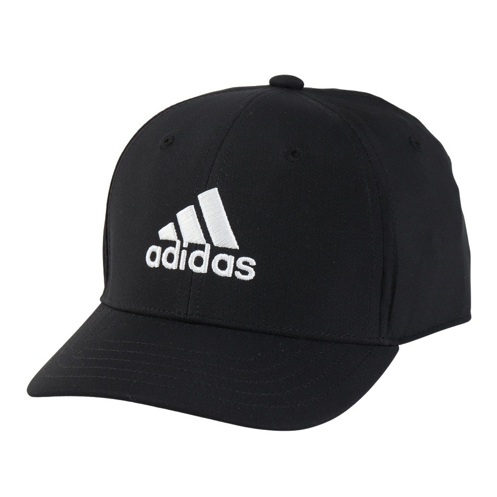 アディダス（adidas）（キッズ）帽子 ジュニア 刺しゅうロゴ 軽量 ベースボール エンボスキャップ 黒 51-54cm DKH27-IB3244 スポーツキャップ
