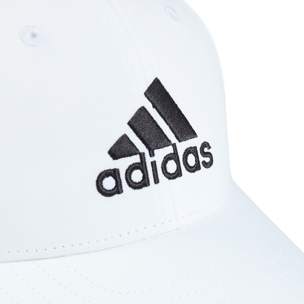 アディダス（adidas）（キッズ）ジュニア 刺しゅうロゴ 軽量 ベースボール エンボスキャップ 白 51-54cm DKH27-II3552 スポーツキャップ
