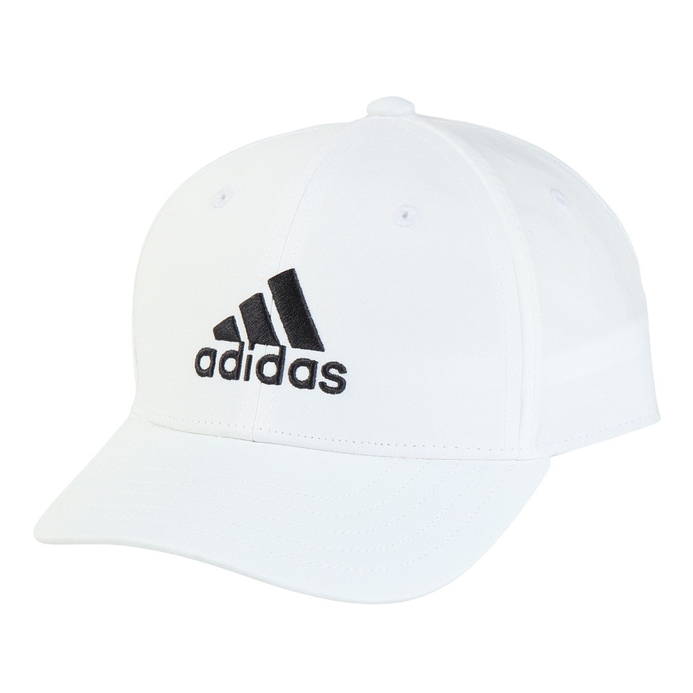 アディダス（adidas）（キッズ）ジュニア 刺しゅうロゴ 軽量 ベースボール エンボスキャップ 白 51-54cm DKH27-II3552 スポーツキャップ