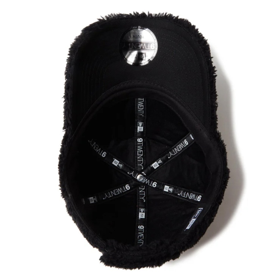 ニューエラ（NEW ERA）（キッズ）Youth 9TWENTY ミンクフリース キャップ 14325203 黒