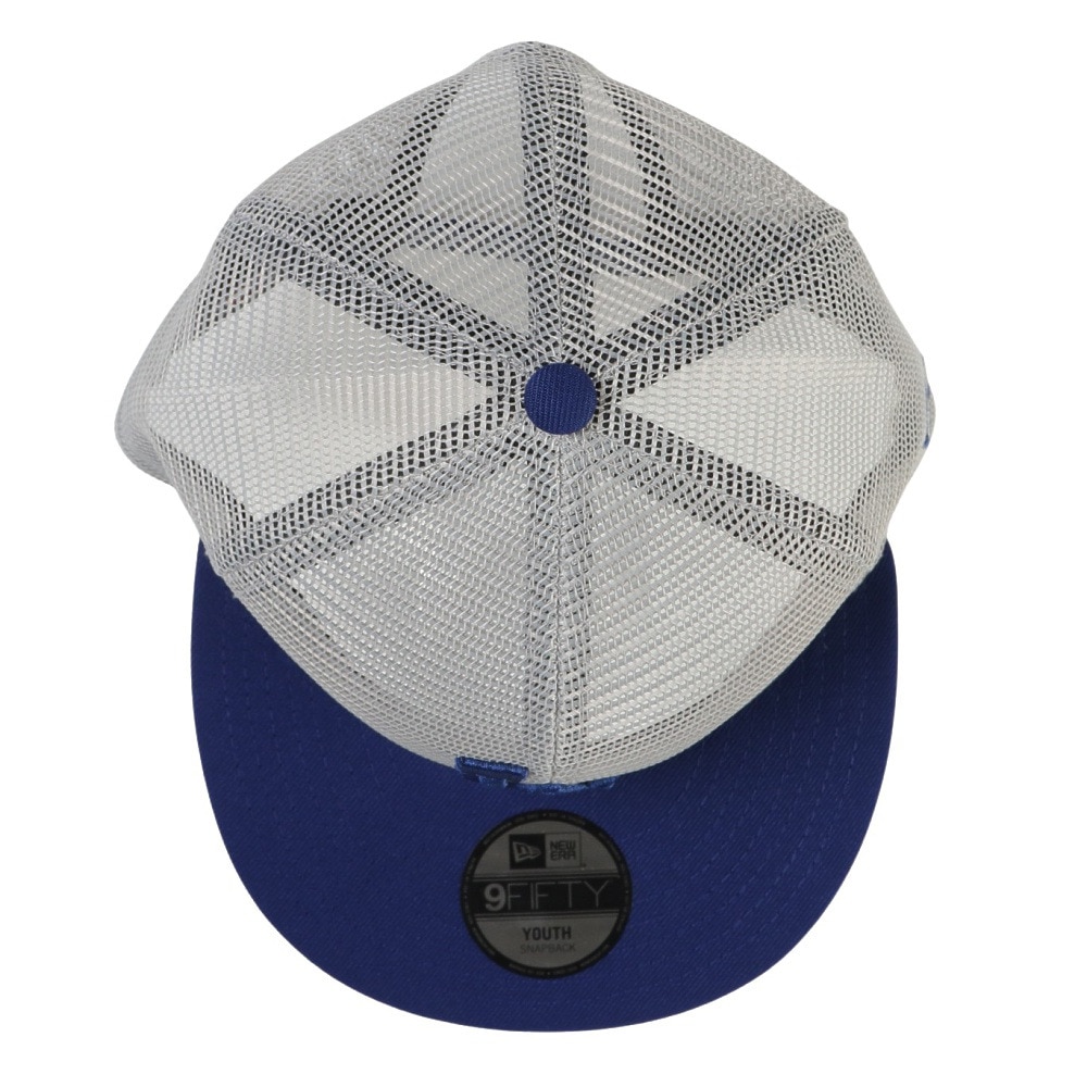 ニューエラ（NEW ERA）（キッズ）帽子 キッズ Youth 9FIFTY トラッカー All Mesh ロサンゼルス・ドジャース グレー 52-55cm 14391984 スポーツキャップ ジュニア 