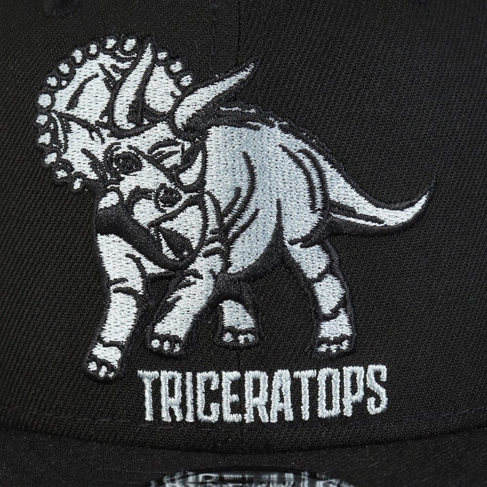 ニューエラ（NEW ERA）（キッズ）帽子 ジュニア YTH 950 TRICERAT BLK キャップ 黒 14391987 シンプル カジュアル おしゃれ スト系 サイズ調整可