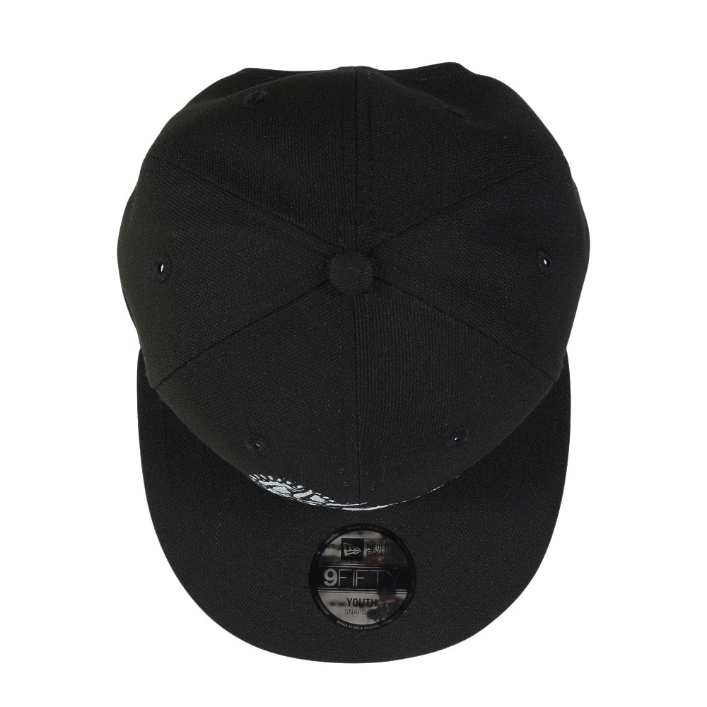 ニューエラ（NEW ERA）（キッズ）帽子 ジュニア YTH 950 TRICERAT BLK キャップ 黒 14391987 シンプル カジュアル おしゃれ スト系 サイズ調整可