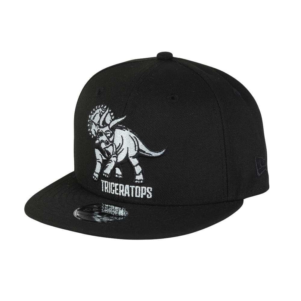 ニューエラ（NEW ERA）（キッズ）帽子 ジュニア YTH 950 TRICERAT BLK キャップ 黒 14391987 シンプル カジュアル おしゃれ スト系 サイズ調整可