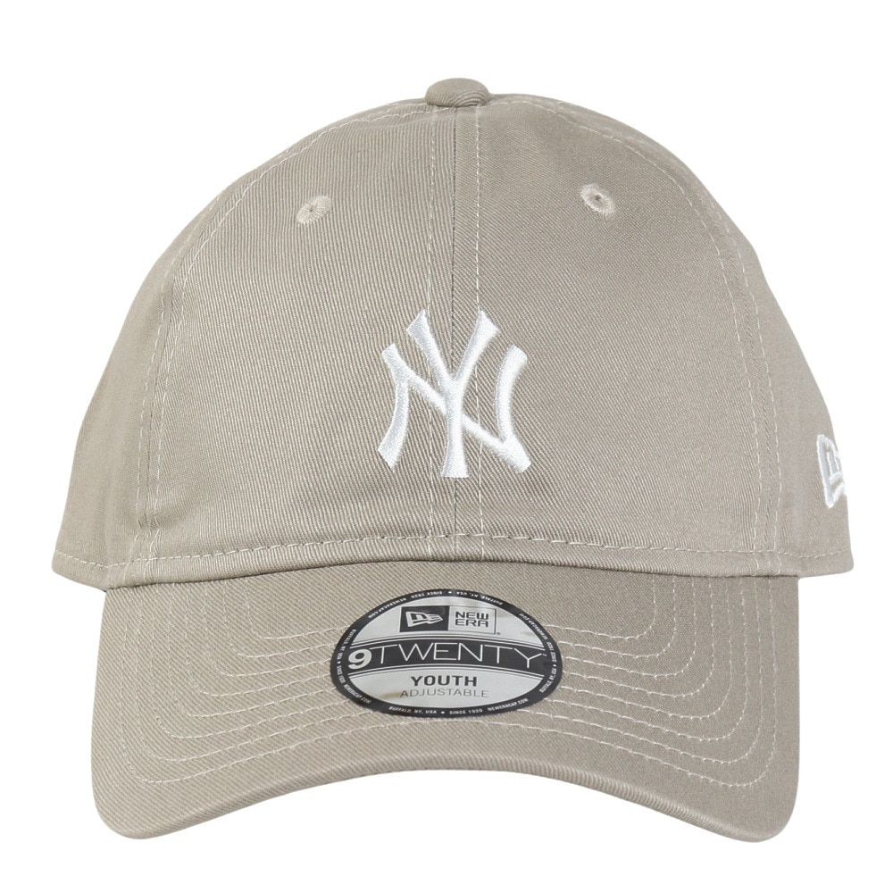 ニューエラ（NEW ERA）（キッズ）キッズ 帽子 キャップ Youth 9TWENTY MLB Mid Logo ニューヨーク・ヤンキース カーキ 14392059 サイズ調整可 スポーティー
