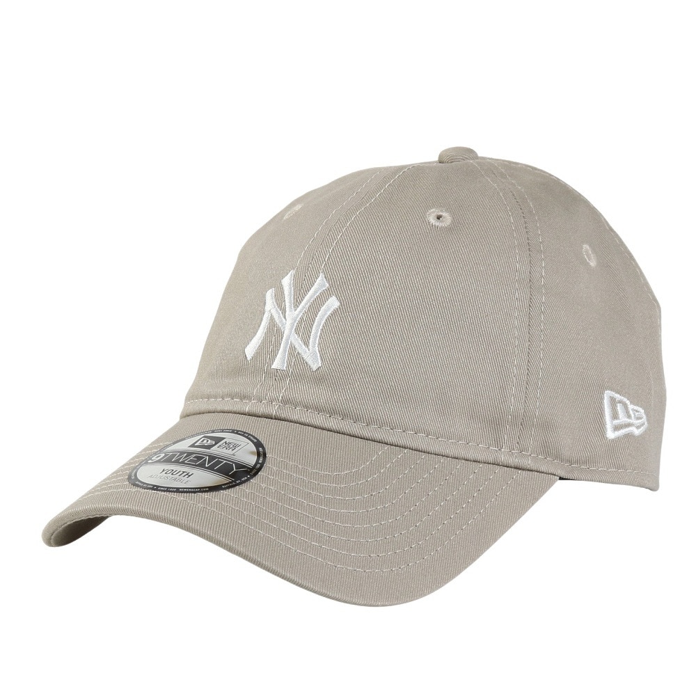 ニューエラ（NEW ERA）（キッズ）キッズ 帽子 キャップ Youth 9TWENTY MLB Mid Logo ニューヨーク・ヤンキース カーキ 14392059 サイズ調整可 スポーティー