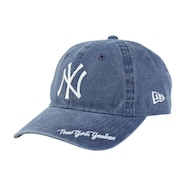 (キッズ)帽子 ジュニア キャップ Youth 9TWENTY Visor Logo ニューヨーク・ヤンキース  紺 14392090 ヴィンテージ 手洗い サイズ調整
