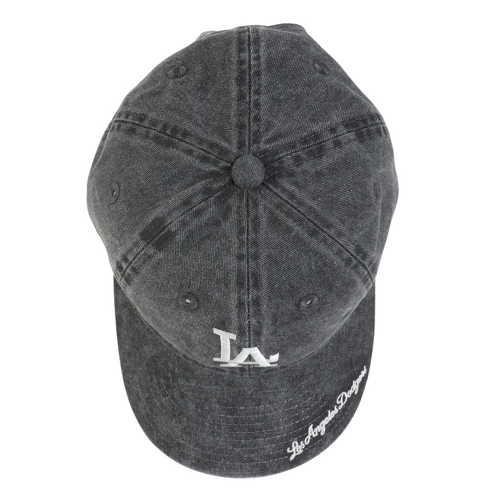 ニューエラ（NEW ERA）（キッズ）ジュニア 帽子 キャップ Youth 9TWENTY Visor Logo ロサンゼルス・ドジャース 黒  14392092 ヴィンテージ 手洗い サイズ調整