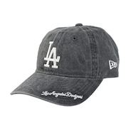 (キッズ)ジュニア 帽子 キャップ Youth 9TWENTY Visor Logo ロサンゼルス・ドジャース 黒  14392092 ヴィンテージ 手洗い サイズ調整